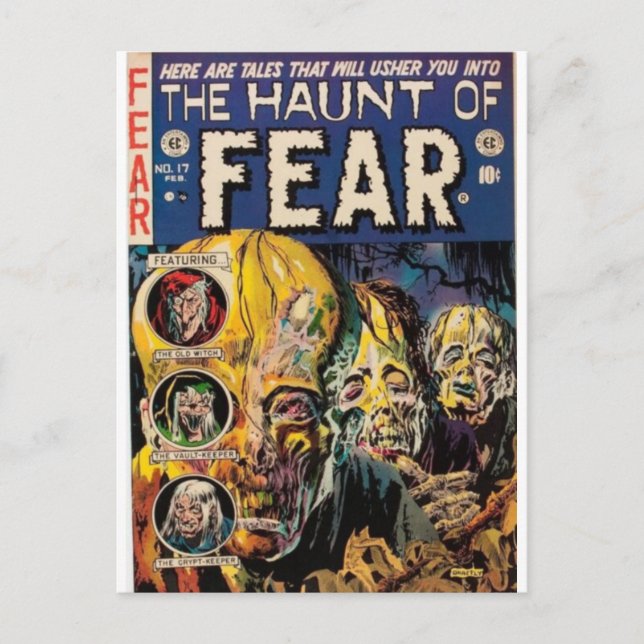 Cartão Postal A assombração do medo 1 (Frente)