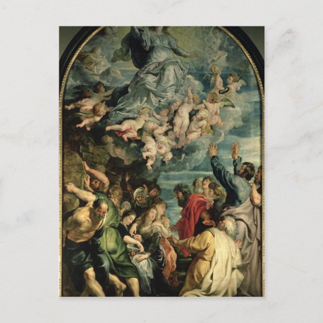 Cartão Postal A Assunção da Virgem Altarpart, 1611/14 (Frente)