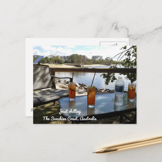 Cartão Postal A Austrália, a costa do sol, está a arrefecer (Frente/Verso In Situ)