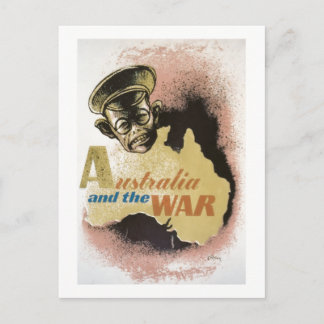 Cartão Postal A Austrália e a Guerra