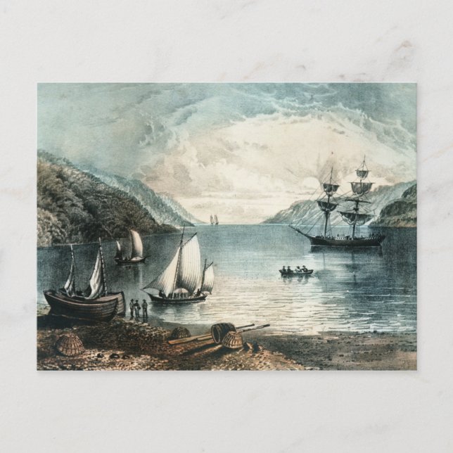 Cartão Postal A baía de Annapolis, c.1880 (Frente)