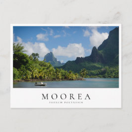 Cartão Postal A baía do cozinheiro, Moorea em Polinésia francesa