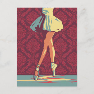 Cartão Postal A Ballerina