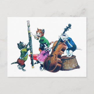 Cartão Postal A Banda do Jazz Cats