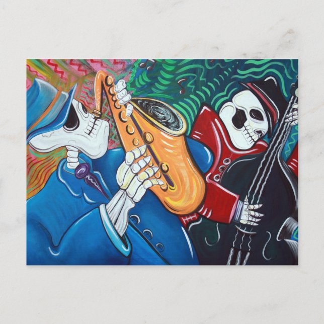 Cartão Postal A Banda do Osso Blues Ruim (Frente)