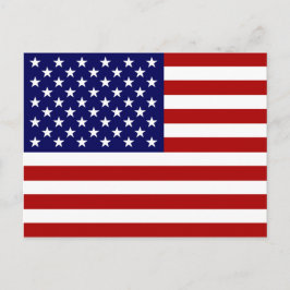 Cartão Postal A bandeira americana