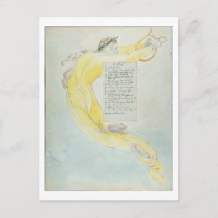 Cartão Postal 'A barba', design 52 de 'Poemas de Thomas Gr
