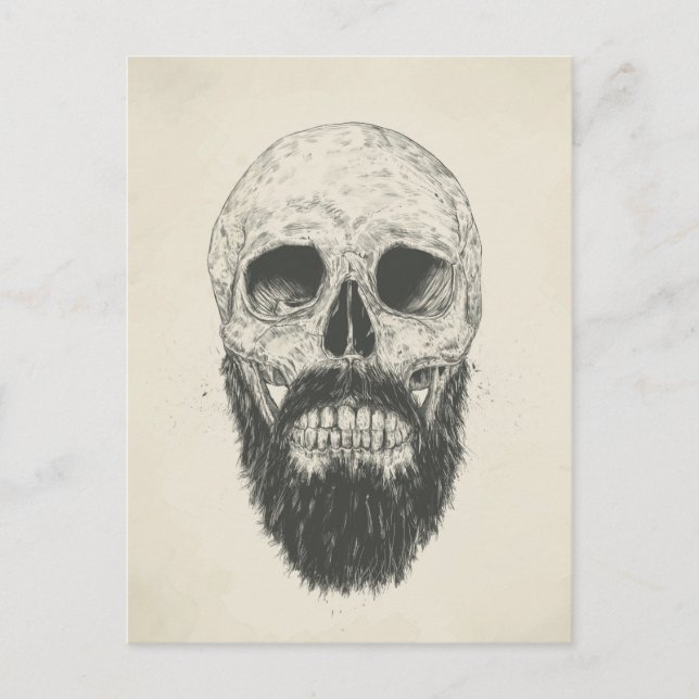 Cartão Postal A barba não é morto (Frente)