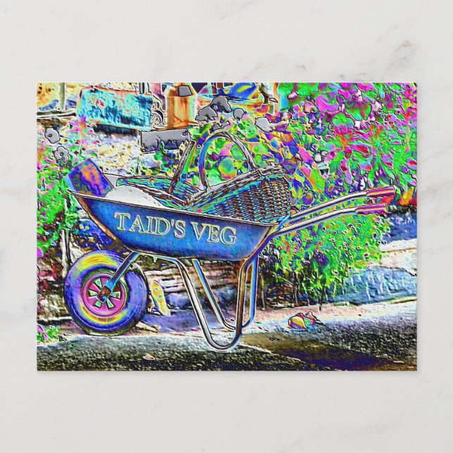 CARTÃO POSTAL A BARRA DE RODAS DA AVÓ (Frente)