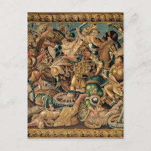 Cartão Postal A Batalha de Arbelles em 333 a.C., Aubusson