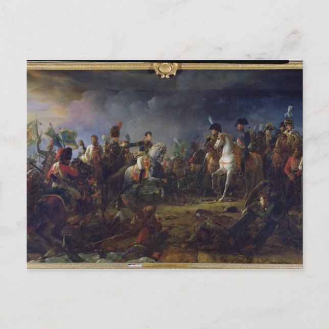 Cartão Postal A Batalha de Austerlitz (Frente)