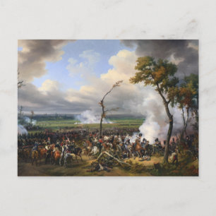 Cartão Postal A Batalha de Hanau por Horace Vernet (1824)