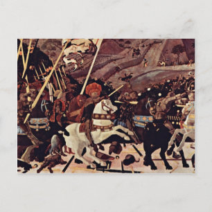 Cartão Postal A Batalha De San Romano Por Paolo Uccello