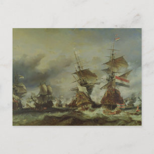 Cartão Postal A Batalha de Texel, 29 de junho de 1694