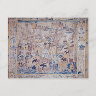 Cartão Postal A Batalha de Tunis ou Lepanto