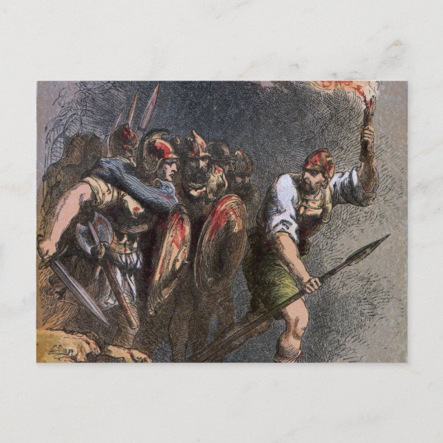 Cartão Postal A Batalha de Veii (Frente)