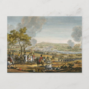Cartão Postal A Batalha de Wagram, 7 de julho de 1809, gravada p