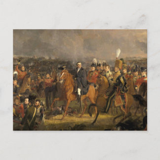 Cartão Postal A Batalha de Waterloo