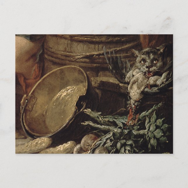 Cartão Postal A Bela Cozinha Maid (Frente)