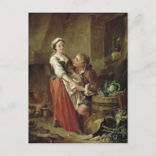 Cartão Postal A Bela Cozinha Maid