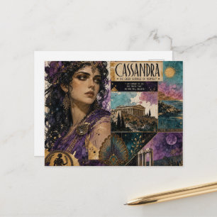Cartão Postal A Bela Deusa Grega Cassandra