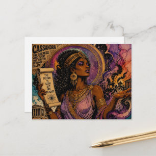 Cartão Postal A Bela Deusa Grega Cassandra