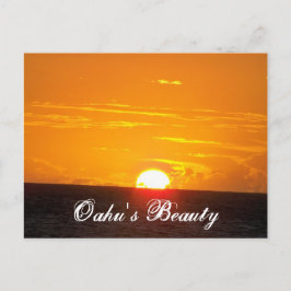 Cartão Postal A beleza de Oahu