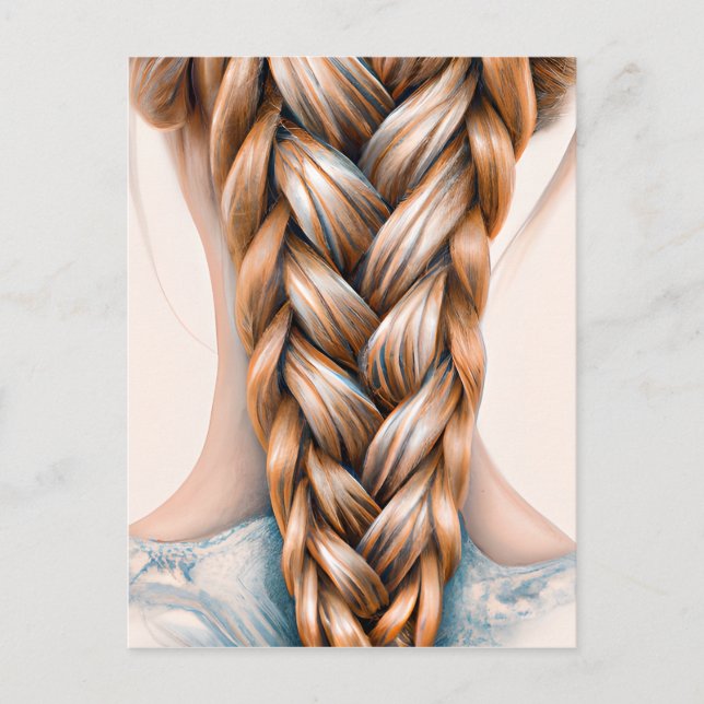 Cartão Postal A beleza dos diferentes penteados nas mulheres é a (Frente)