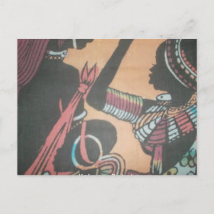 Cartão Postal A Beleza Eterno da Tradição Maasai