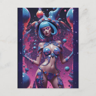 Cartão Postal A Beleza Usa Minha Coroa - Arte de Ken Gage