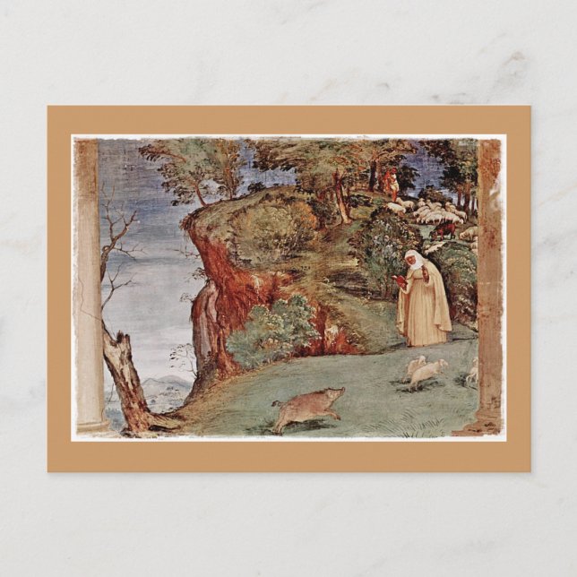 Cartão Postal A bênção da Brigada Santo de Kildare (Frente)