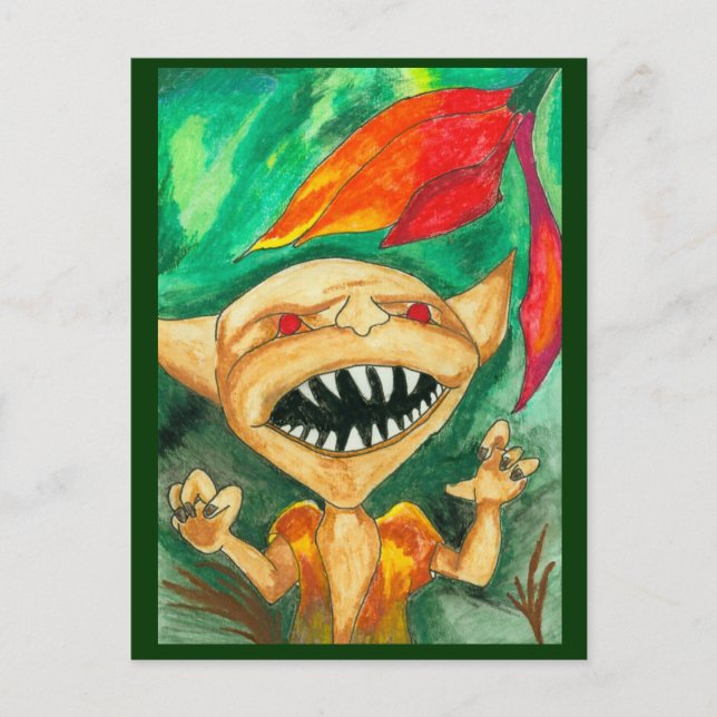 Cartão Postal A Besta e a Beleza (Frente)