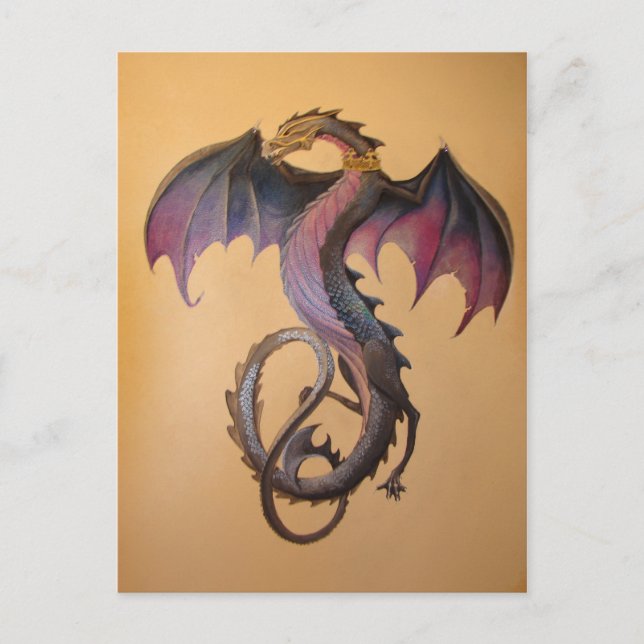 Cartão Postal A Besta Mística do Cartão-Postal Noturno (Frente)