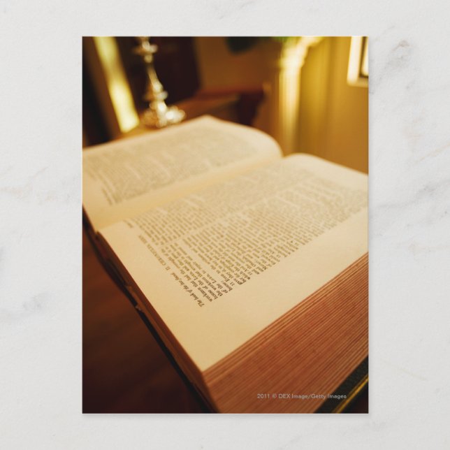 Cartão Postal A Bíblia (Frente)