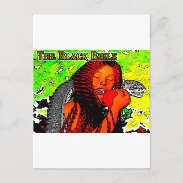 Cartão Postal 'A Bíblia Negra': Adam & Eve (Frente)