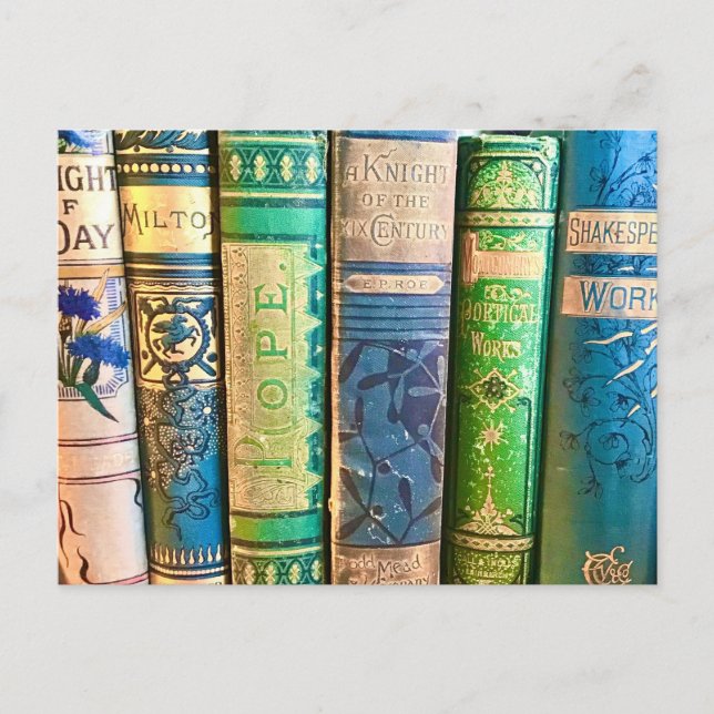 Cartão Postal A Biblioteca Antiga (Frente)