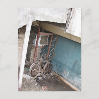 Cartão postal "a bicicleta" no Egito