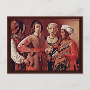 Cartão Postal A Boa Fortuna De La Tour Georges De