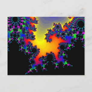 Cartão Postal A borda do Fractal: