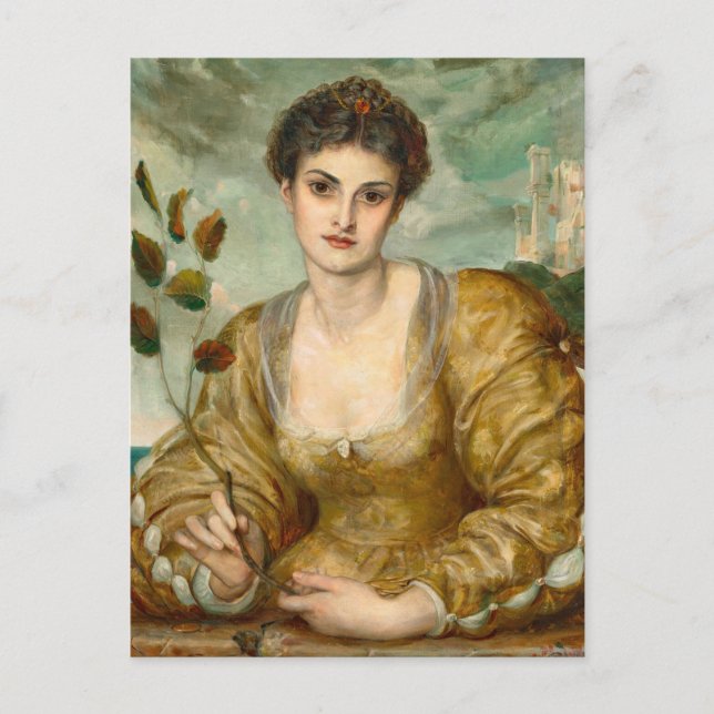 Cartão Postal A Bruxa Dourada | George R. Chapman (Frente)