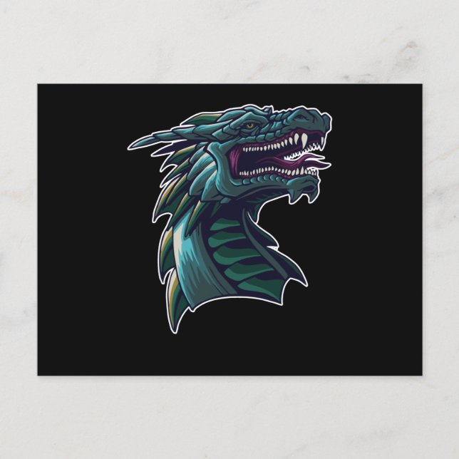 Cartão Postal A Cabeça do Dragão (Frente)