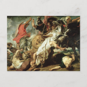 Cartão Postal A Caça ao Leão, 1621