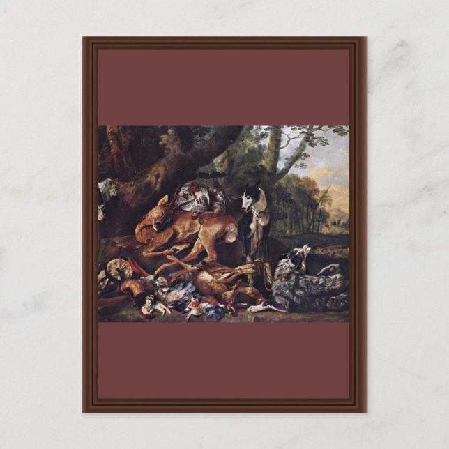 Cartão Postal A Caça Por Fyt Jan (Melhor Qualidade) (Frente)