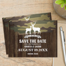 A Caça Terminou Casamento Western Save The Date