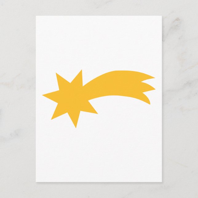 Cartão Postal A cair da estrela cadente (Frente)