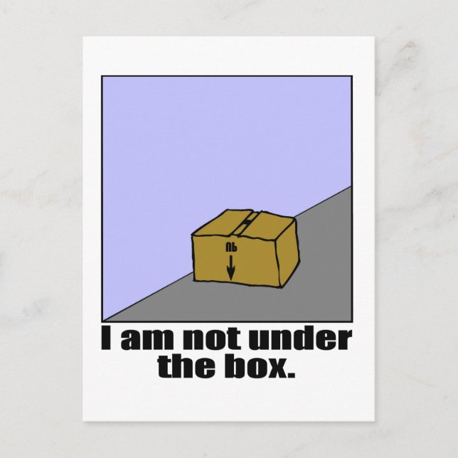 Cartão Postal A Caixa (Frente)