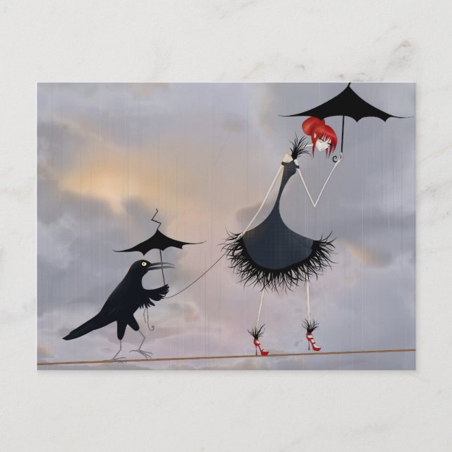 Cartão Postal A caminhada sem fim (Frente)