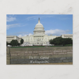 Cartão Postal A Capital dos EUA Washington, Cartão-postal DC