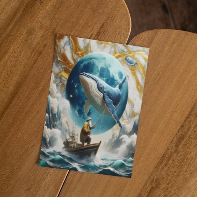 Cartão Postal A Captura Cósmica de um Pescador (Criador carregado)