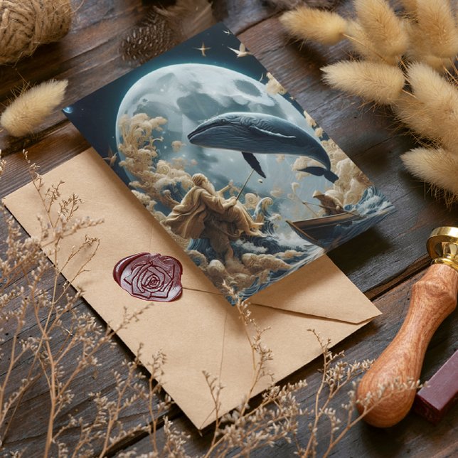 Cartão Postal A Captura Lunar do Pescador (Criador carregado)